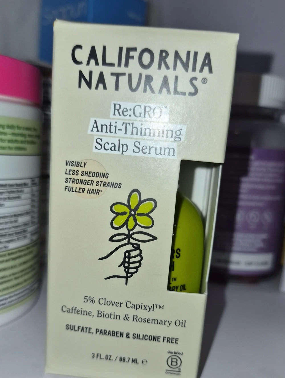 Re:GROW Anti-Thinning Scalp Serum - California Naturals Nwt